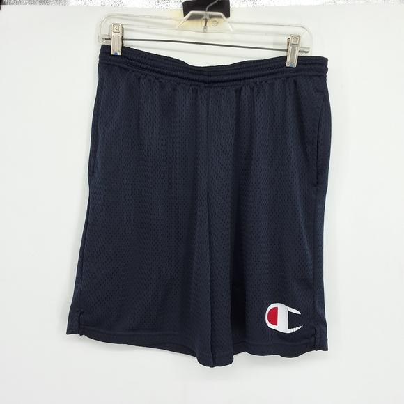 Champion Men's  Medium Blue Athletic Shorts - Picture 1 of 5